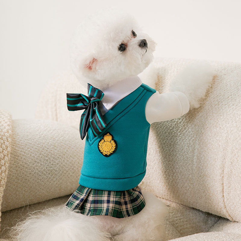 Pet Dog College Style Uniform Bow Tie Set Mein Shop