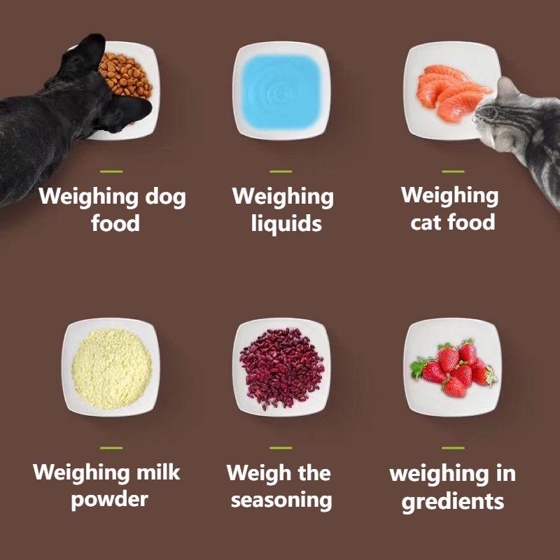 Pet Food Spoon Transparent With Scale Measurement Mein Shop