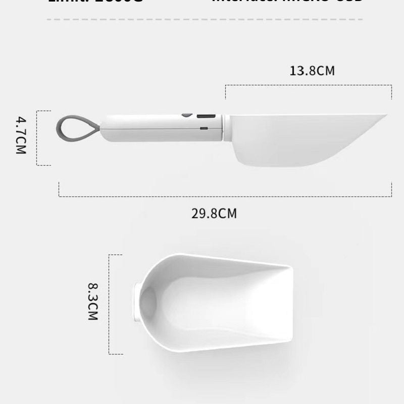 Pet Food Spoon Transparent With Scale Measurement Mein Shop
