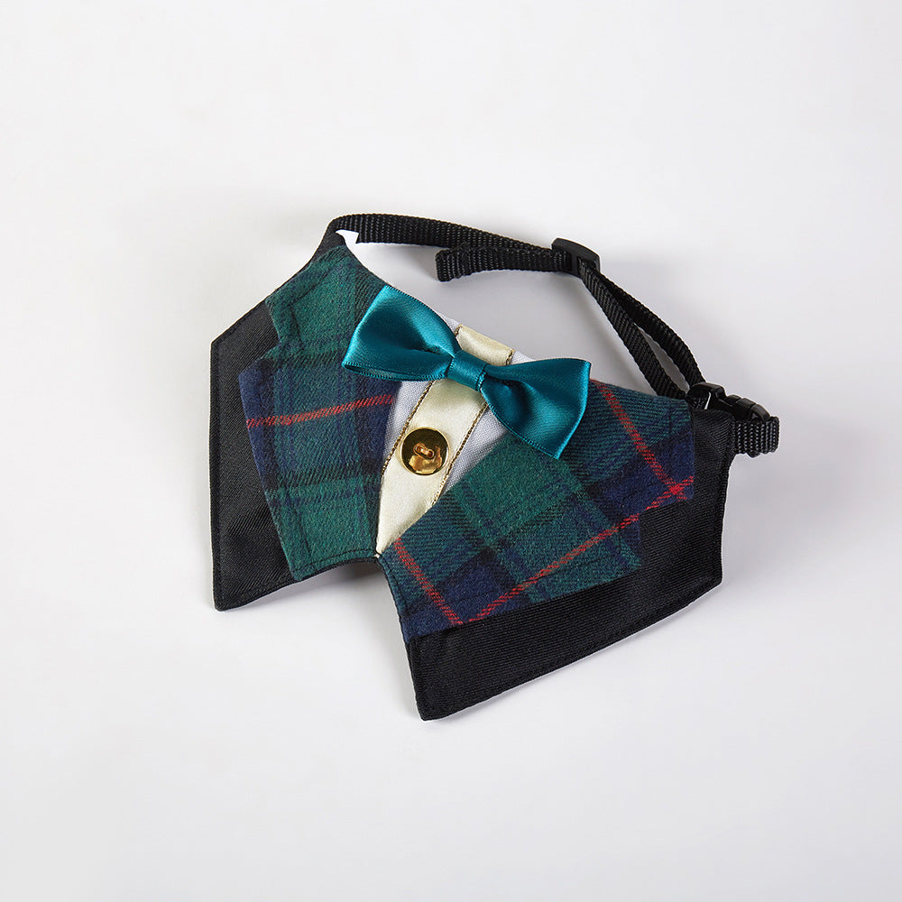 Pet Suit Bow Tie Cat Dog Adjustable Bib Accessories Mein Shop