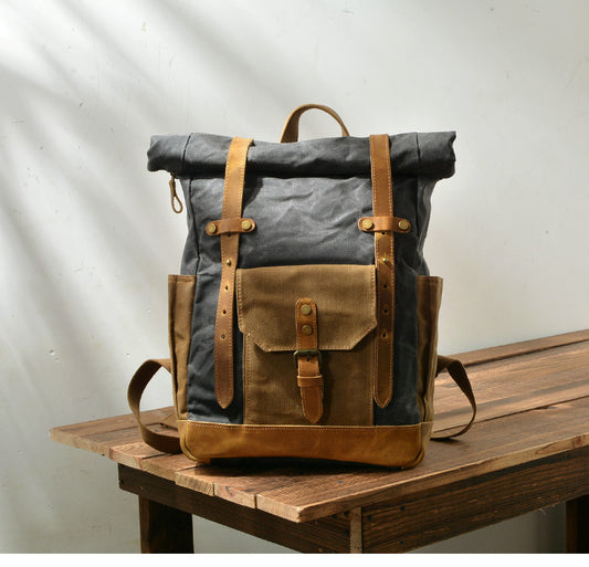 Vintage Waterproof Travel Cool Backpack PawParadiso