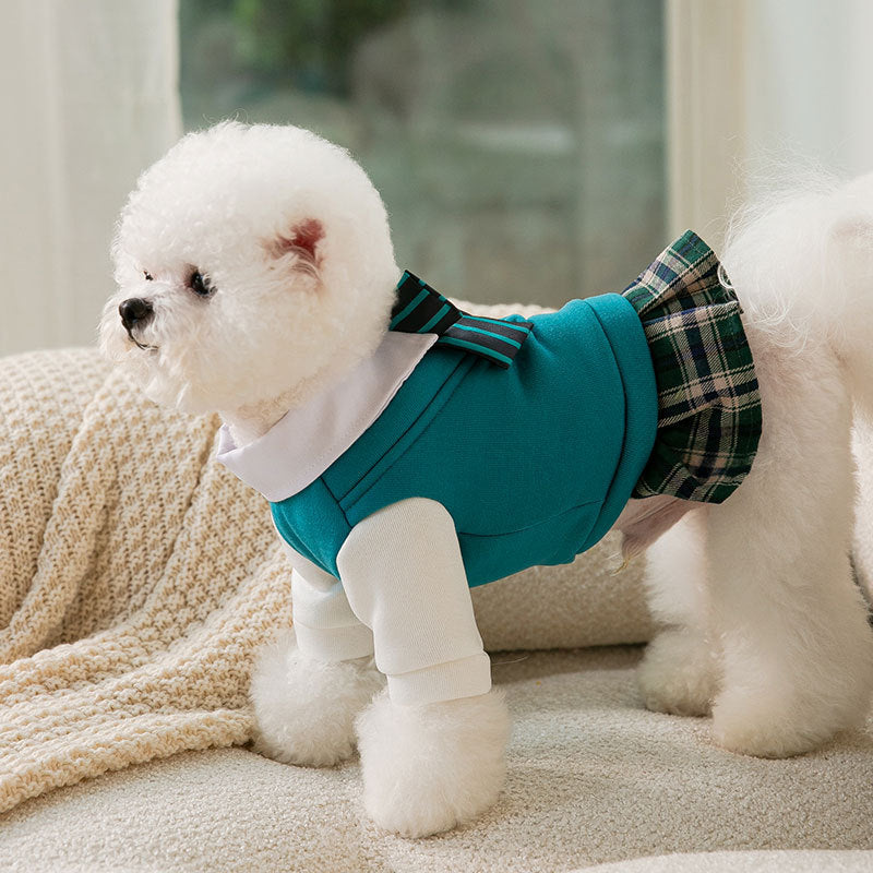 Pet Dog College Style Uniform Bow Tie Set Mein Shop